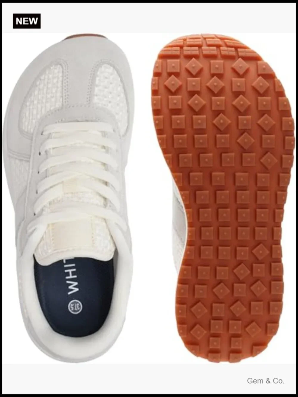 Wide Toe Box Retro Patchwork Sneaker with Cushion Support